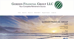 Desktop Screenshot of gordonfinancial.com